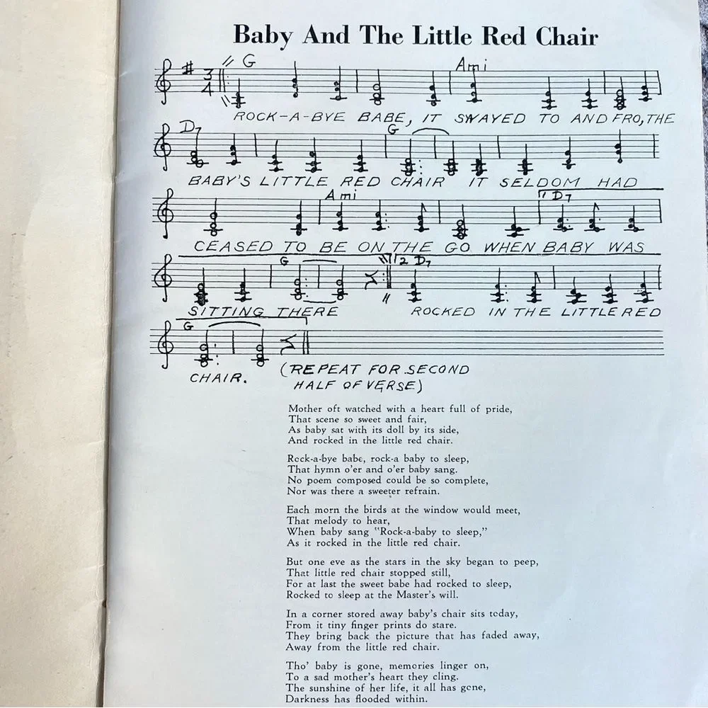 Vintage Sheet Music Cowboy Loye Presents 20 Famous Heart Songs Booklet
